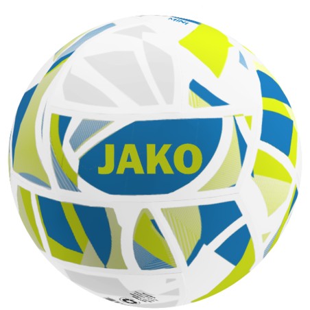 white/jako blue/neon yellow