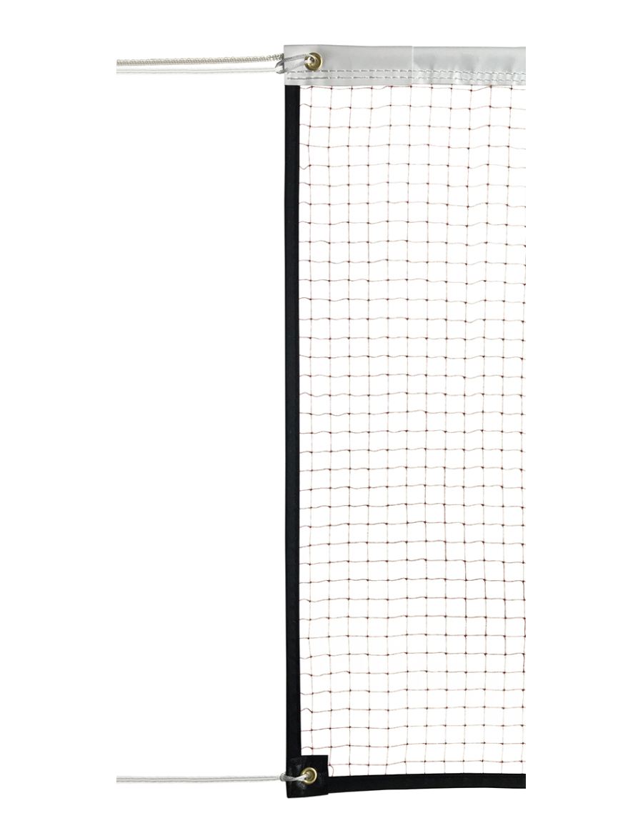 Training badminton net reinforced mesh 19 mm black 1.2 mm (unit)