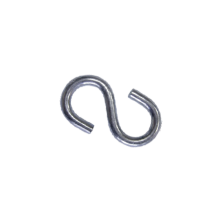 Extra metal s-shaped hook
