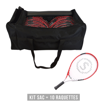 10 Rackets kit JR T600 21"