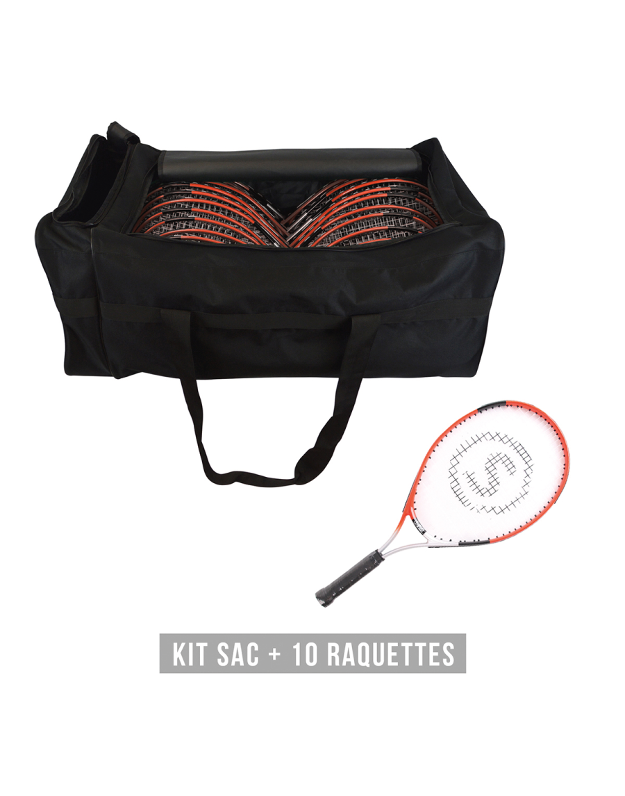 10 Rackets kit JR T700 23"