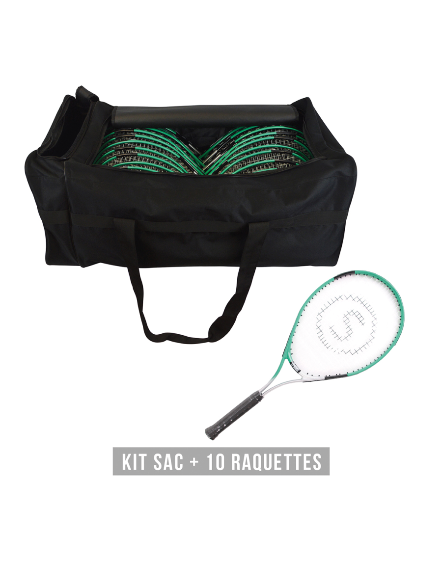 10 Rackets kit JR T800 25"
