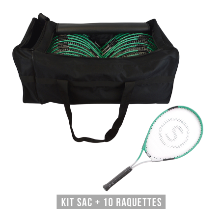 10 Rackets kit JR T800 25"