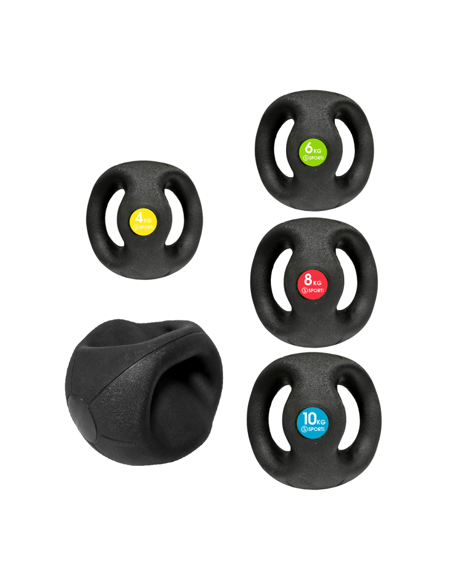 10kg double handles medicine ball