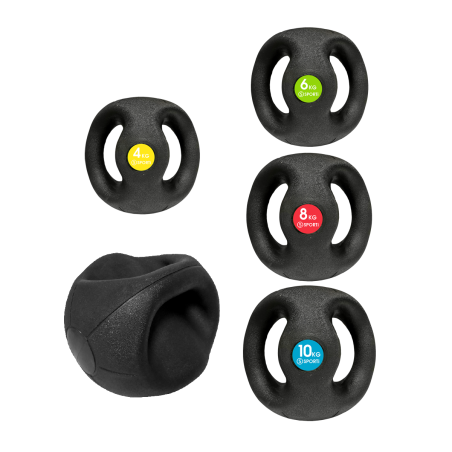 10kg double handles medicine ball