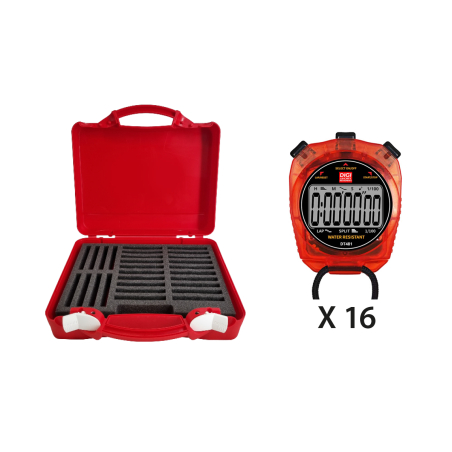 KIT - 16 stopwatches DT481 + hard case