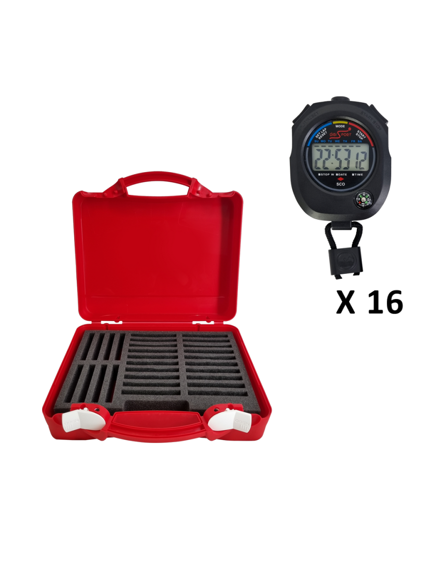 KIT - 16 SCO stopwatches + Hard case