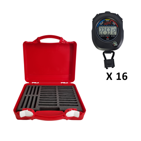 KIT - 16 SCO stopwatches + Hard case