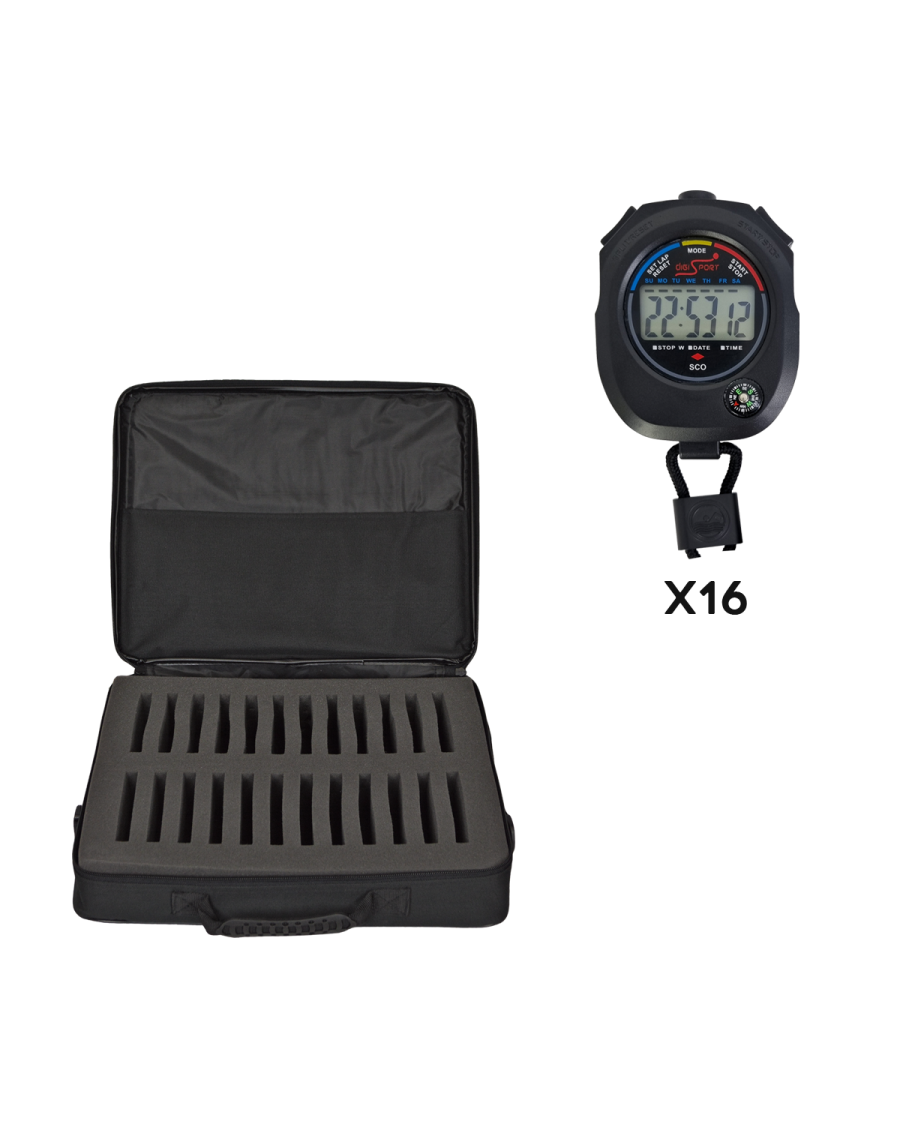 KIT - 16 SCO stopwatches + Soft case