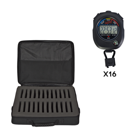 KIT - 16 SCO stopwatches + Soft case