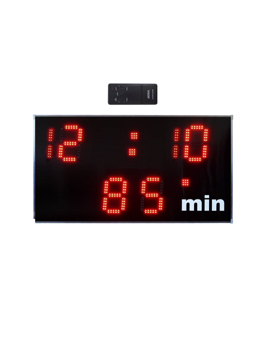Derby 19 minutes Scoreboard, Stopwatch with remote control
