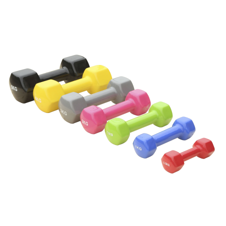 Vinyl dumbbells pair  1.5kg
