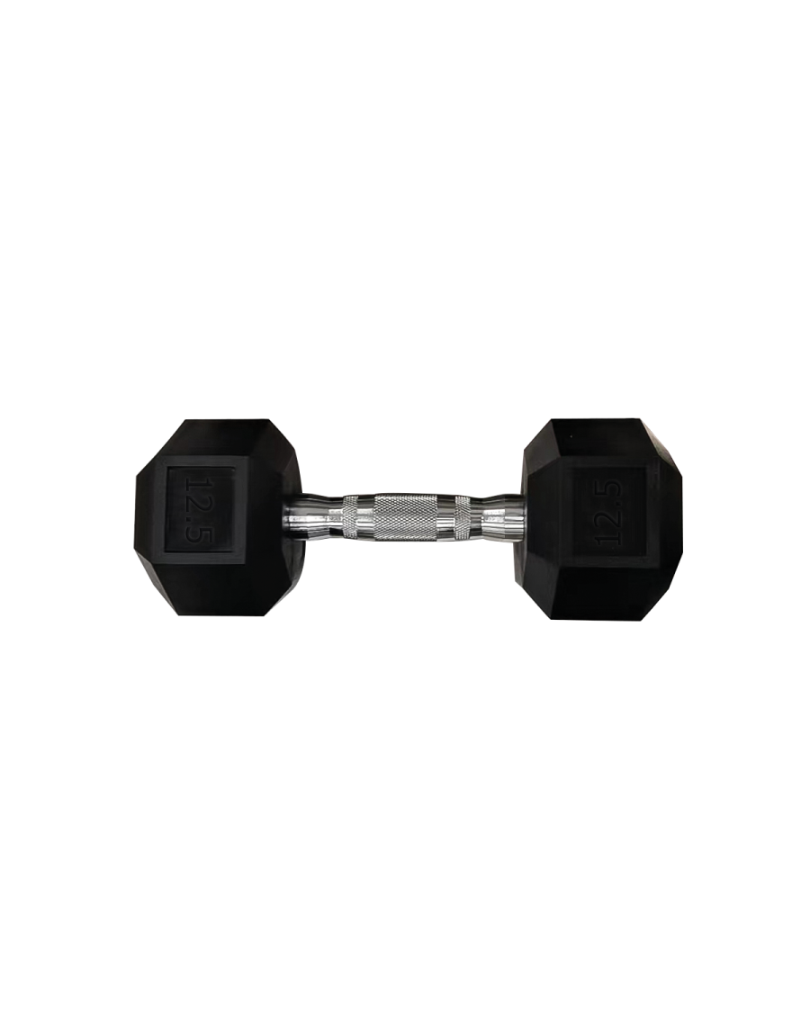 Hexagonal dumbbell - 12.5kg (unit)
