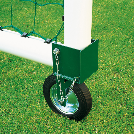 Goal wheel with a galvanised support (set of 2)