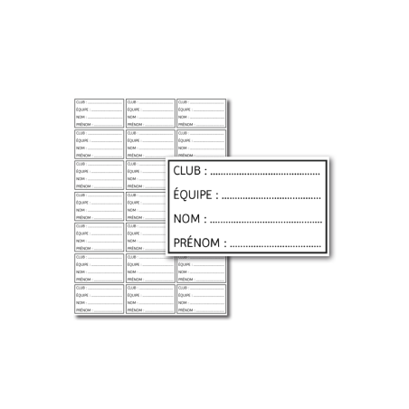Set of 42 bottles labels - french