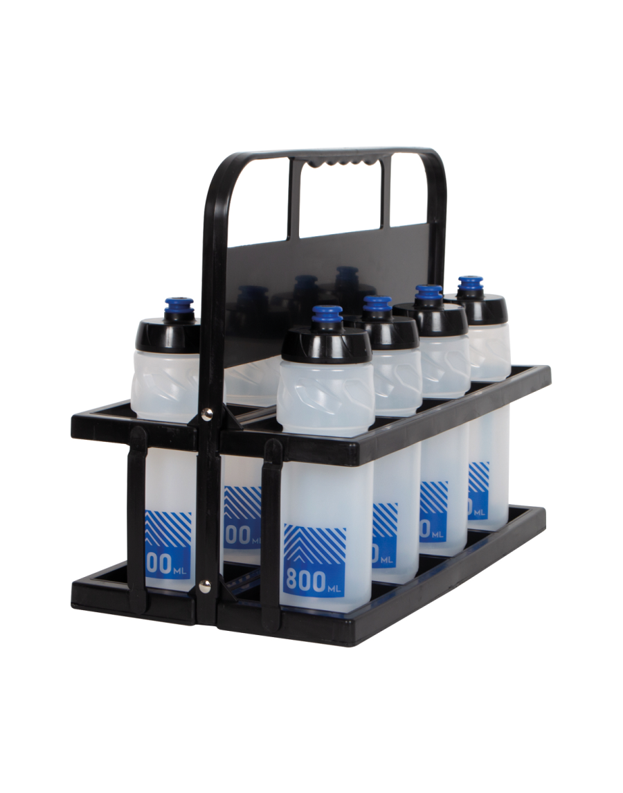 PVC bottles carrier large model + 8 bottles 800ml