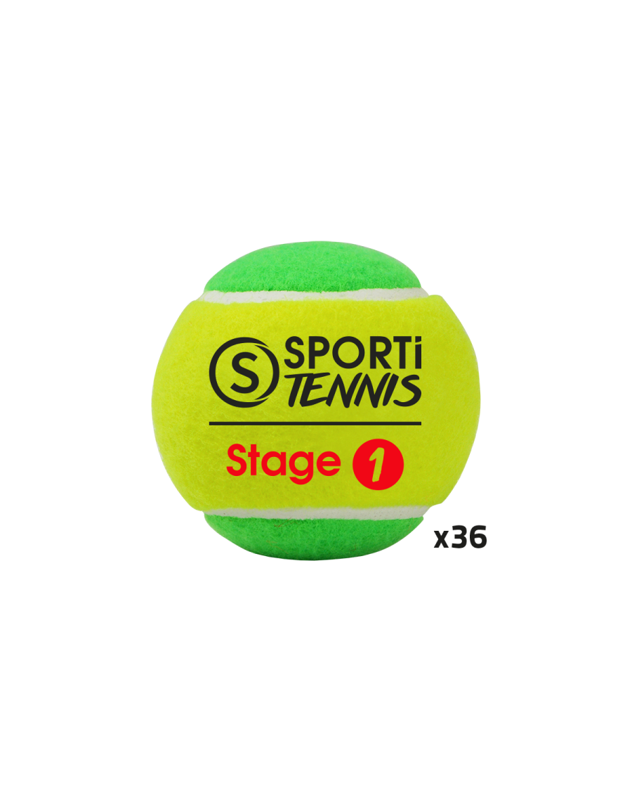 Set of 36 tennis balls stage 1