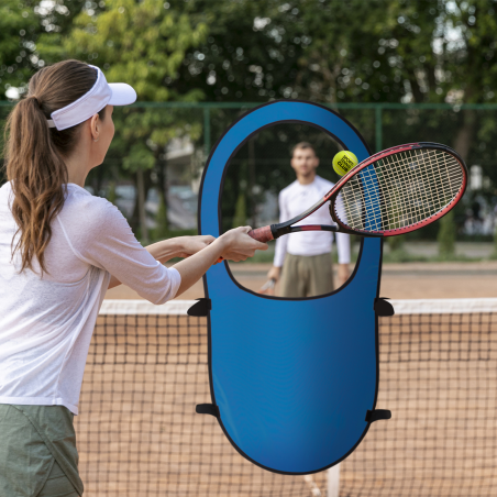 Set of 2 training targets for tennis net