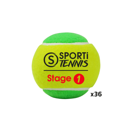 Set of 36 tennis balls stage 1