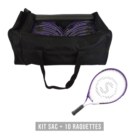 10 Rackets kit JR T500 19"