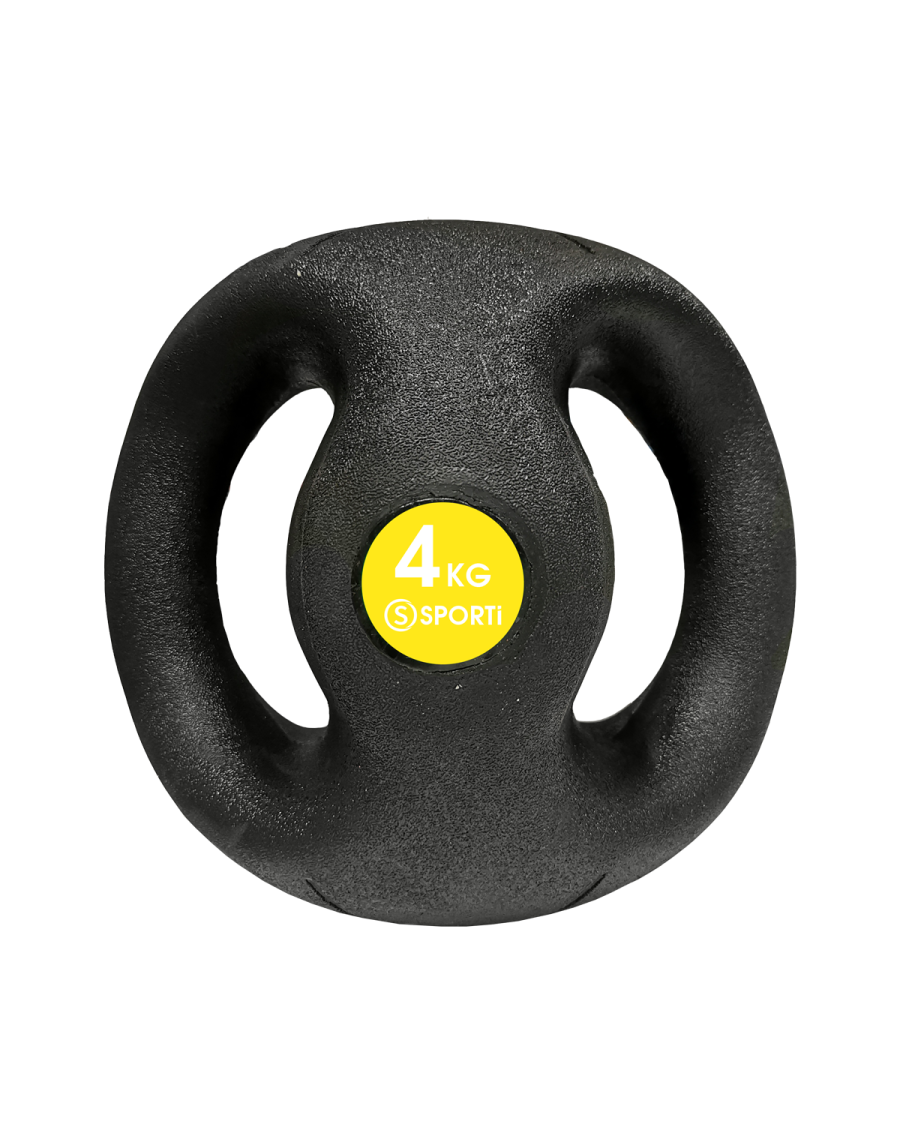 4kg double handles medicine ball