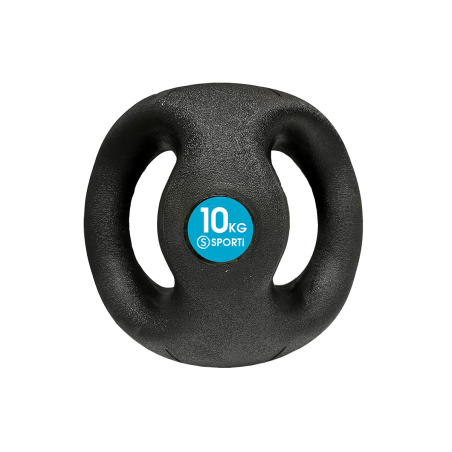 10kg double handles medicine ball