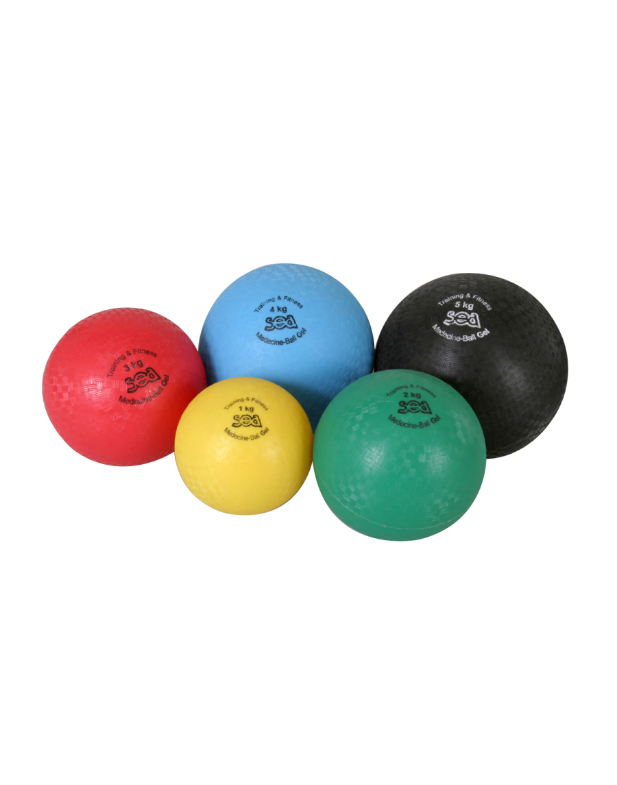 Inflatable gel medicine ball - 1kg