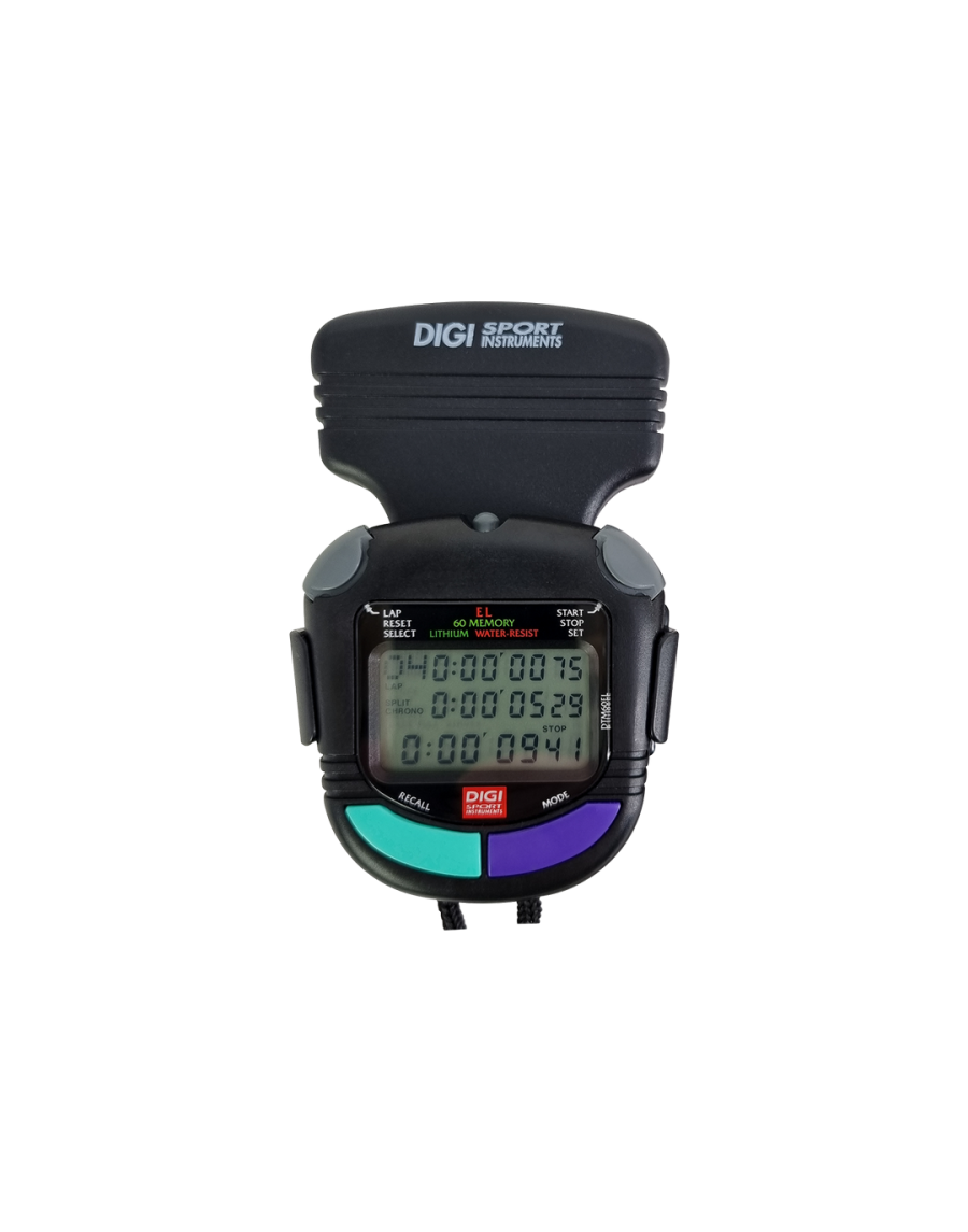 60 memories DTM60SEL stopwatch with backlight