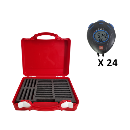 KIT - 24 DT1 stopwatches + Hard case