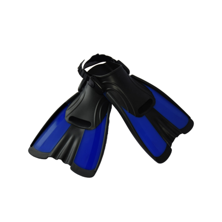 Short swimming fins