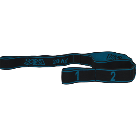Fitness elastic band force 20 Anthracite / Turquoise