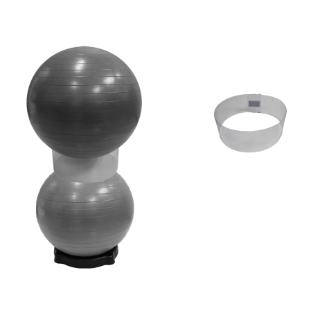 Transparent intermediate support for Gymball