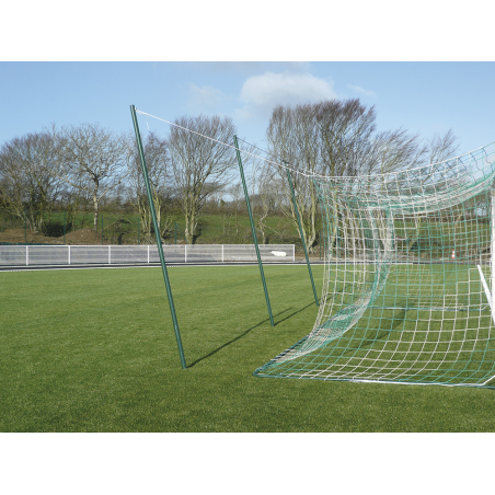 Set of 4 poles, steel goal for 11