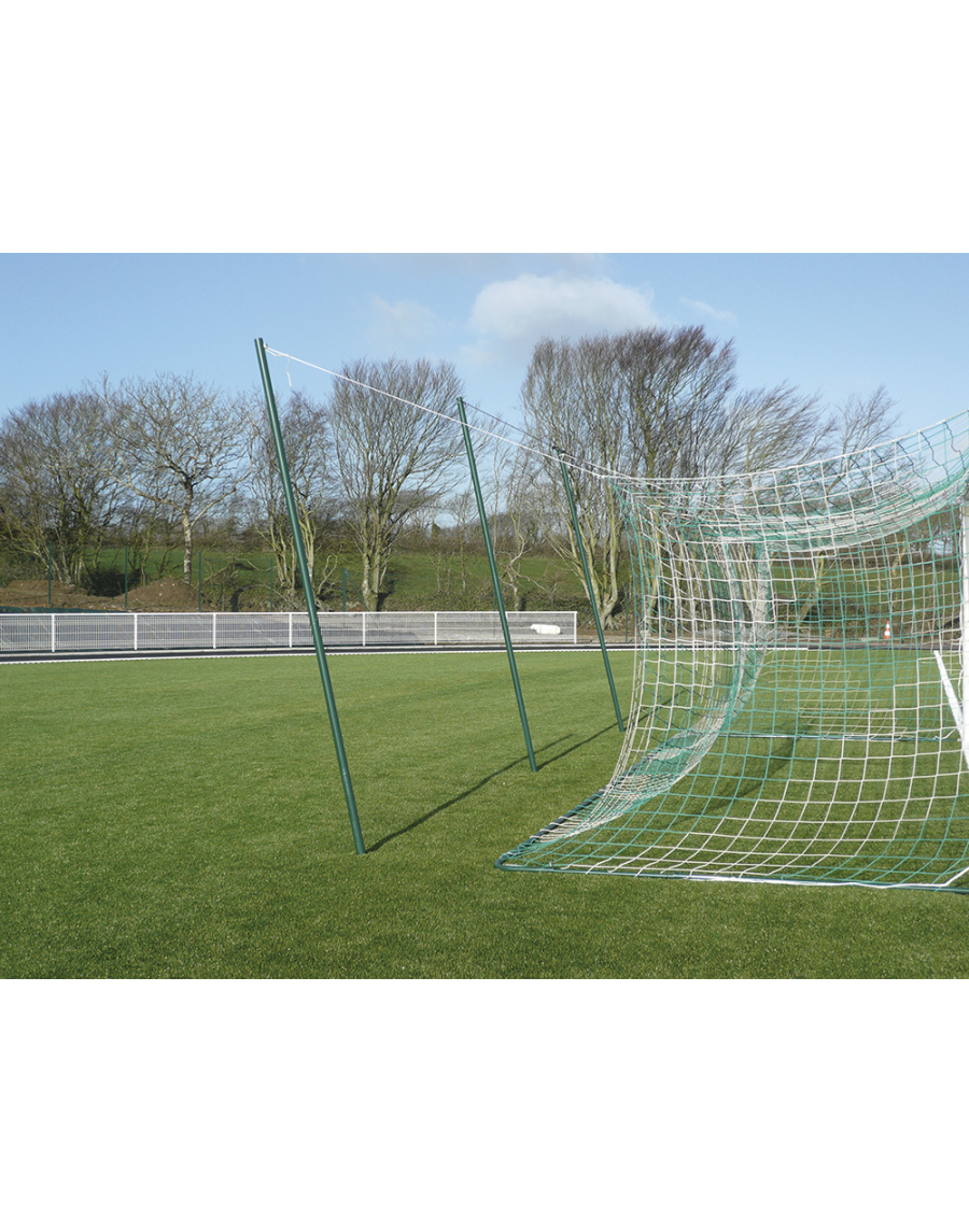 Set of 4 net support post, steel goal for 7