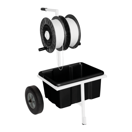 Plotter cord holder trolley