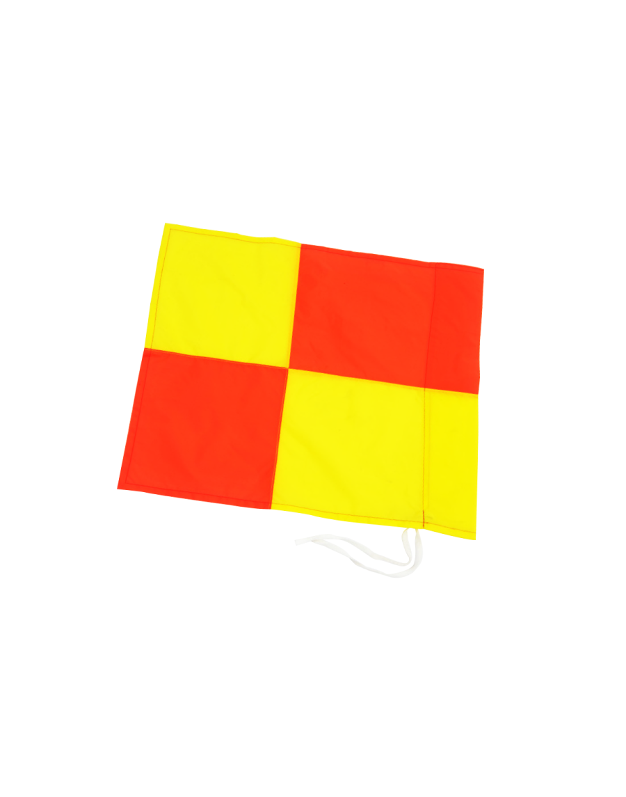 Chequered flag 40 mm diameter