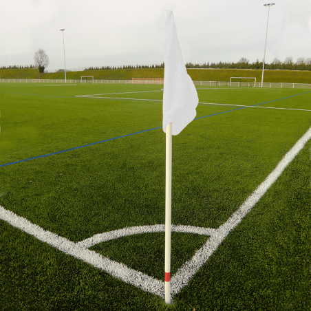 Set of 4 flexible corner poles with 4 flags