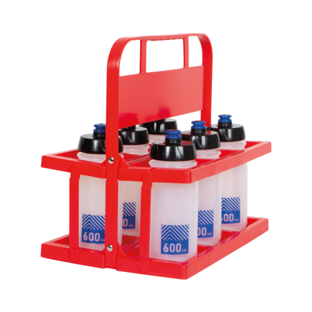PVC bottles carrier small model + 6 bottles 600ml