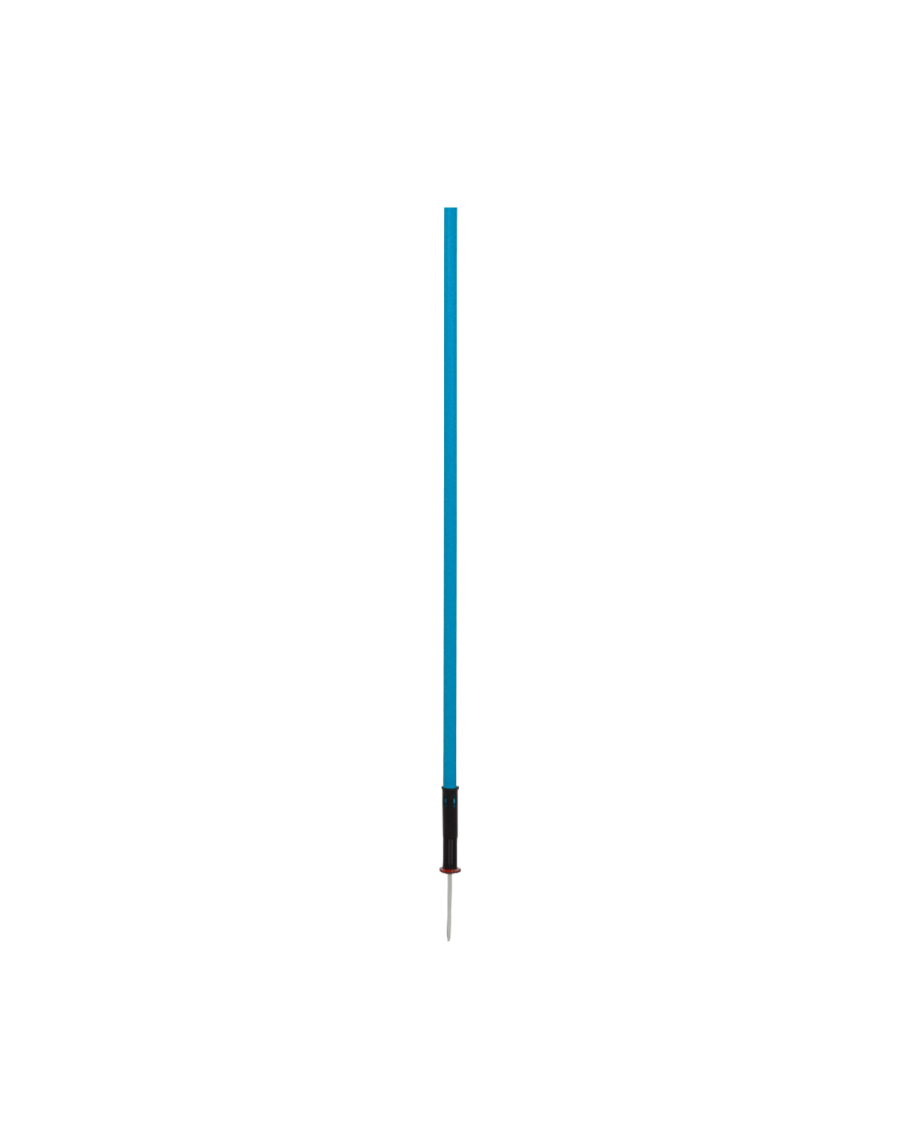 Flexible slalom pole