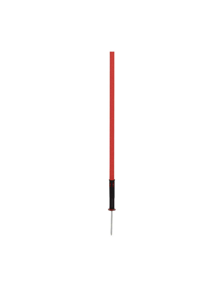 Flexible slalom pole