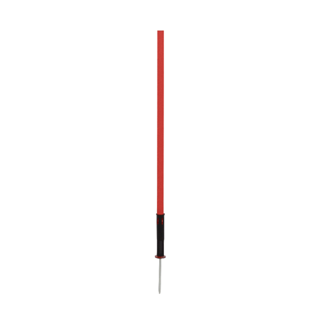 Flexible slalom pole