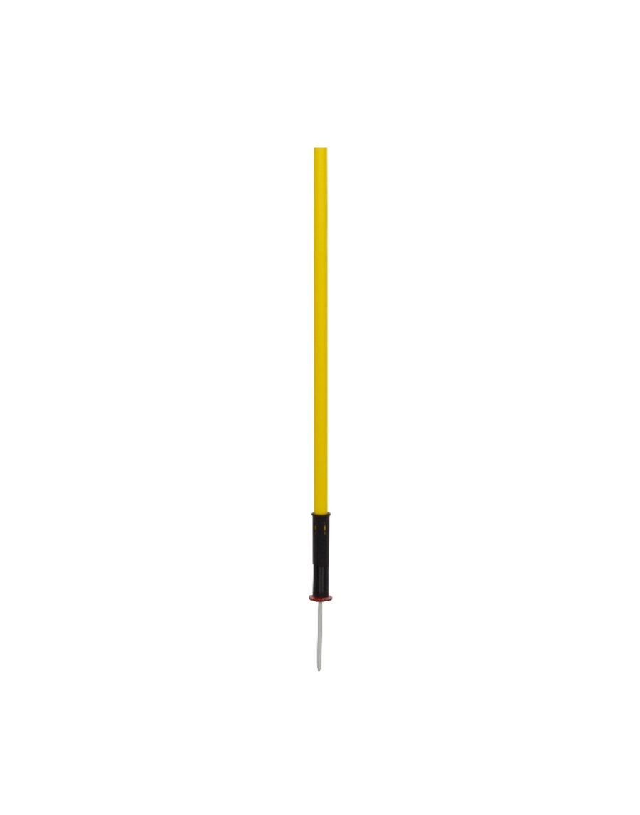 Flexible slalom pole