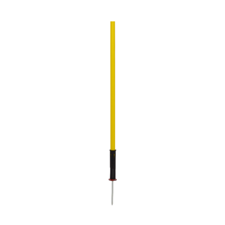 Flexible slalom pole