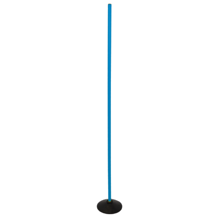 Blue slalom pole 160 cm for synthetic pitch