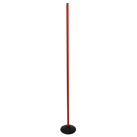 Red slalom pole 160 cm for synthetic pitch