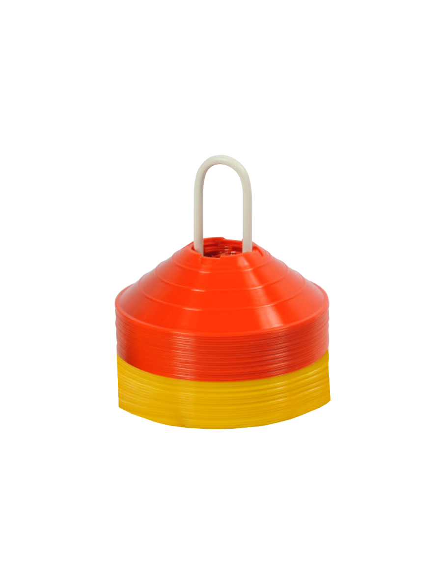 Extra-flexible markers with notches (set of 40 - Yellow/Red)