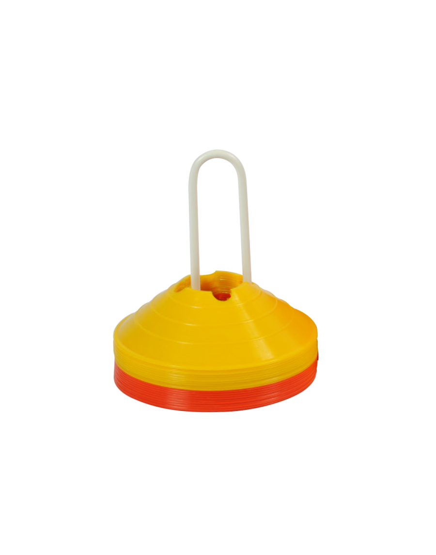 Extra-flexible markers with notches (set of 20 - Yellow/Red)