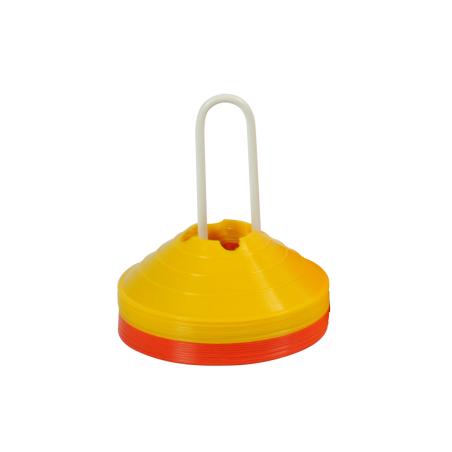 Extra-flexible markers with notches (set of 20 - Yellow/Red)