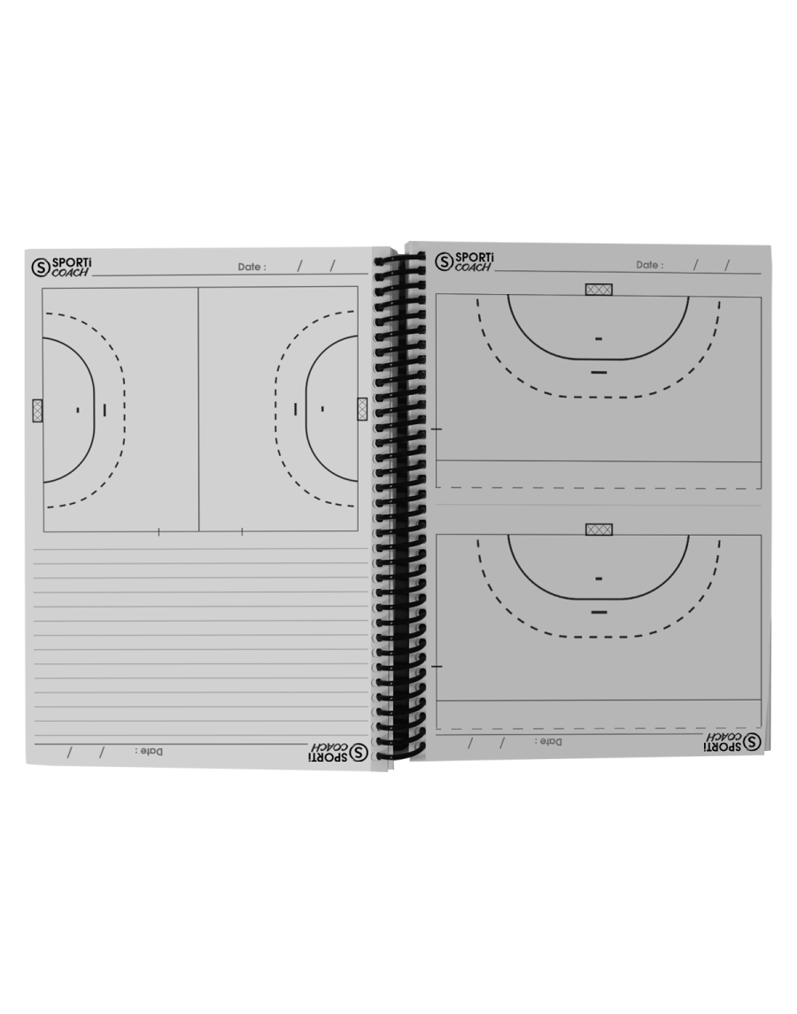 A5 Handball spiral notebook (15 x 21 cm)