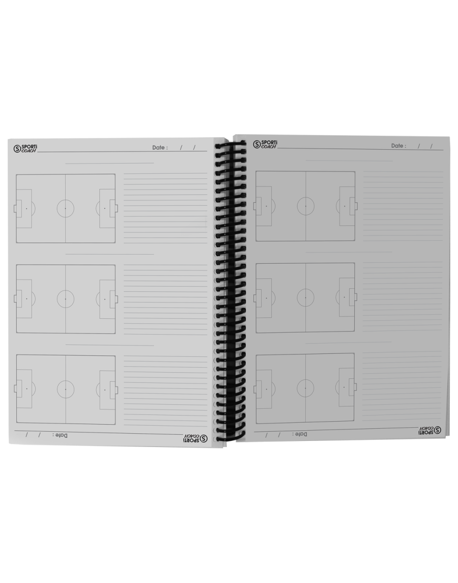 A4 Football spiral notebook (21 x 29.7 cm)